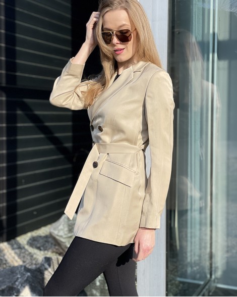 Sako dámské Massimo Dutti béžové